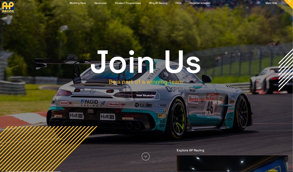 AP Racing launches new careers website - Banner Image
